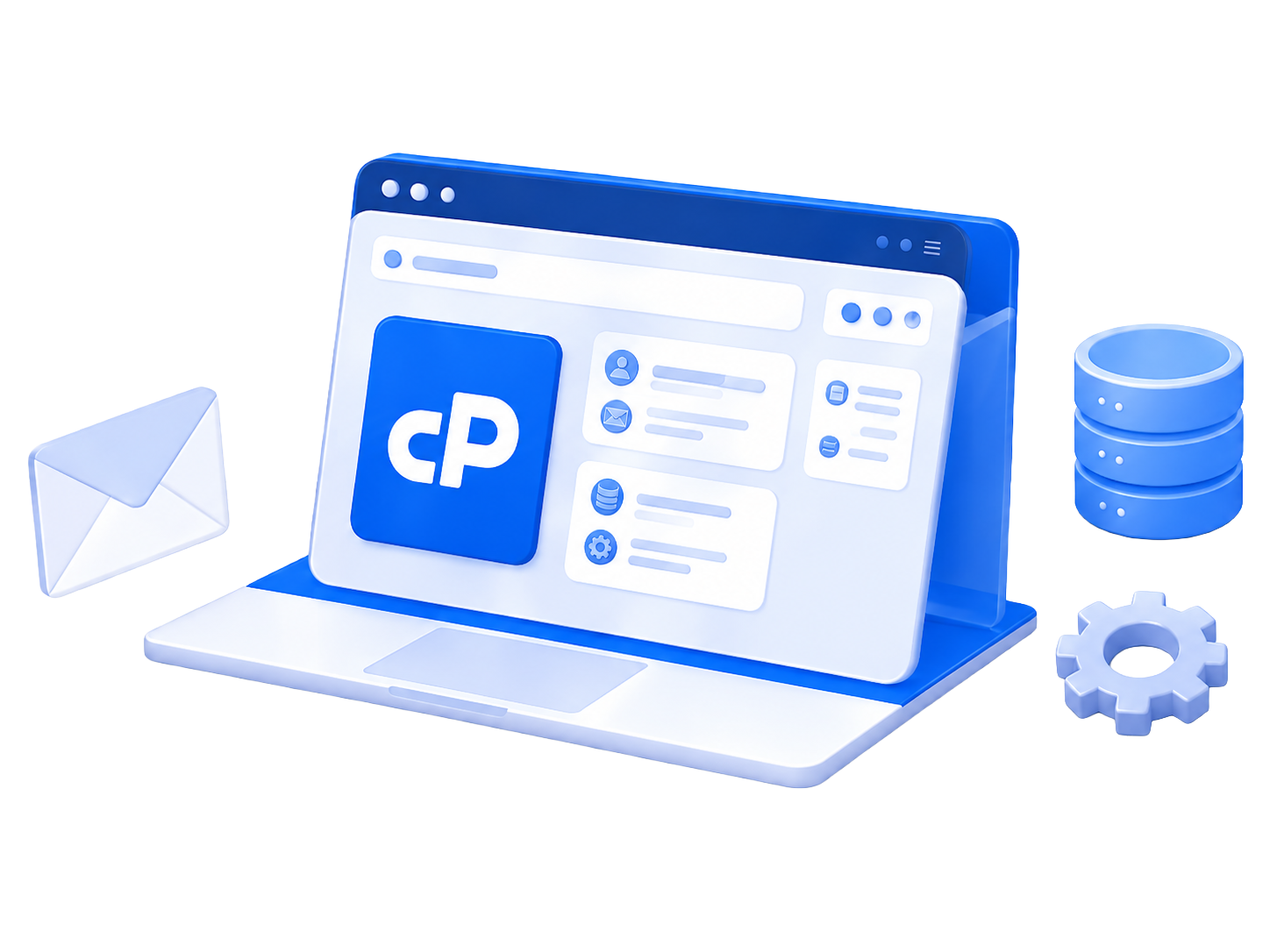 cPanel and control panel illustration